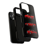 Red NSX Sports Car Phone Case Tough JDM 90s Classic Car Gift