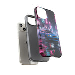 Skyline GT-R Tokyo Rain JDM Night Art Tough Phone Case