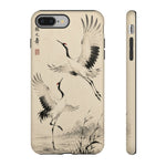 Red-Crowned Crane Sumi-e Art Tough Phone Case