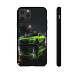 Camaro ZL1 Neon Green Muscle Car phone case | Tough Cover