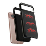 Red 370Z Sports Coupe Tough Phone Case for JDM Enthusiasts