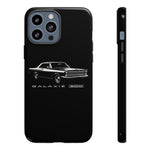 Vintage Galaxie 500 Phone Case | Classic Car Illustration, Black