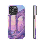 Roman Ruins Pastel Sky Vaporwave Art Tough Phone Case