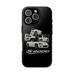 White S2000 Roadster Collage JDM Tough Phone Case Cover Gift