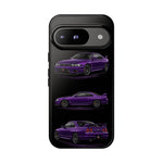 Purple R33 Skyline GTR JDM Sports Car Phone Case Tough Multi View