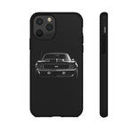 1969 Camaro Black Restomod Front Tough Phone Case Cover Gift