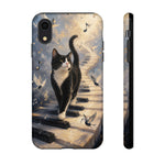 Piano Cat walking on keys Tough Case | Phone cover, musical cat art