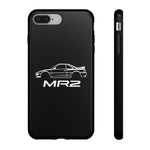 MR2 White Side Silhouette JDM Tough Phone Case Cover Gift
