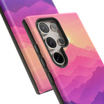 Pastel Mountain Haze Vaporwave Art Tough Phone Case