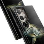 Snook Fishing Phone Case, Saltwater Portrait Black Cover, Gift