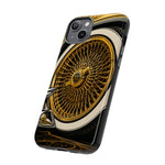 Hundred Spoke Wire Wheel Macro Tough Phone Case