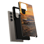 73 Chevy C10 Square body Truck Two-Tone Sunrise Tough Phone Case