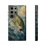 Jack Crevalle Strike Phone Case Saltwater Fishing Gift for Anglers