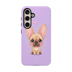 French Bulldog Bat Ears Kawaii Pet Dog Art Tough Phone Case