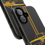 AAR Cuda Phone Case, Yellow 70 Muscle Car Stripe Studio Cover