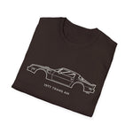1977 Trans Am Shirt Vintage Muscle Car | Classic Firebird Style Line Art Retro Automotive T-Shirt