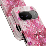 Pink Glitter Star Tough Case | Sparkle Phone Case