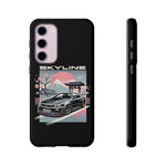 R34 Skyline GT-R Sakura Mountain JDM Tough Phone Case Gift