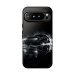Black Sports Car Illustration 2023 Challenger SRT phone case | Car Drift Reflection