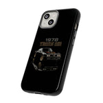 1978 Trans Am Phone Case Featuring Black Firebird Muscle Car Artwork