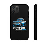 Chevy K10 Cheyenne Super Blue Classic Truck Tough Phone Case