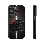Camaro ZL1 Phone Case, Black Red Racing Stripe Studio Cover, Gift