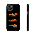 Orange Miura Classic Supercar Tough Phone Case - 3 View