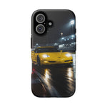 Yellow C5 Z06 Track Day Speed Art Tough Phone Case