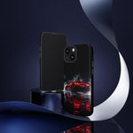 Z06 C8 Phone Case, Red Smoke Studio Reflection Cover