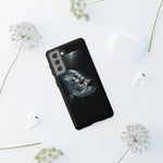 Tarpon Fishing Phone Case, Saltwater Portrait Black Cover, Gift