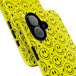 Acid Smiley Repeat Pattern Art Tough Phone Case