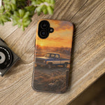73 Chevy C10 Square body Truck Two-Tone Sunrise Tough Phone Case