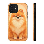 Pomeranian Tiny Fox Fluffy Art Tough Phone Case