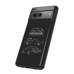 1969 Camaro Z28 Triple View Line Art Tough Phone Case Gift