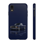 Navy Blue Chevy OBS Truck Phone Case, Classic Cover