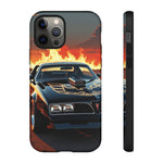 Firebird Trans Am Black Gold Eagle Art Tough Phone Case