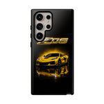 Z06 Corvette Phone Case, Yellow Neon Chrome Studio Cover
