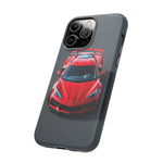Red C8 Z06 Track Wing Tough Phone Case Cover Gift Art