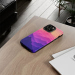 Pastel Mountain Haze Vaporwave Art Tough Phone Case