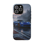 Elkhart Lake Blue C7 Track Attack Dawn Tough Phone Case