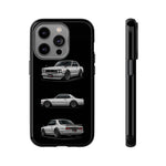 Silver Hakosuka Skyline Classic Sports Car Tough Phone Case for JDM Fans