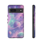 Pastel Galaxy Planet Vaporwave Art Tough Phone Case
