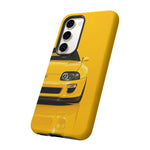 Yellow Supra Phone Case, MK4 90s JDM Legend Tough Protective Cover for Men