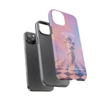 Praying Cherub Statue halo Vaporwave Aesthetic phone case