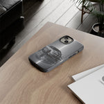 Silver Charger RT Phone Case, Classic Muscle Car Racing Stripe Cover