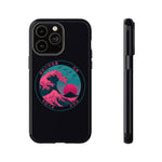 Great Dream Wave Circular Badge Vaporwave Phone Case – Japanese Aesthetic