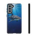 Tiger Shark Phone Case, Dappled Blue Water Tough Cover