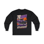 Plum 1970 Charger Custom car graphic Long Sleeve Tee | Muscle car retro