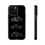 Black Silverado Classic Pickup Tough Phone Case for Chevy Truck Fans