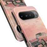 1957 Chevy Bel Air Blush Cream Tough Phone Case for Classic Car Fans